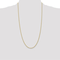 10K Yellow Gold 28" Polished Rope Chain - 2mm Width