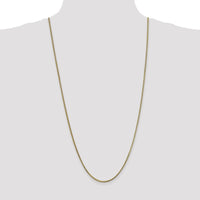 10K Yellow Gold 30" 1.5mm Franco Chain with Polished Finish