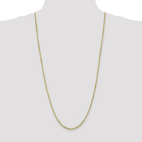 10K Yellow Gold 30" 2mm Franco Chain with Lobster Clasp