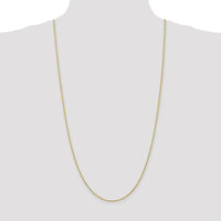 10K Yellow Gold 30" Diamond-Cut Rope Chain Necklace - 1.85mm Width
