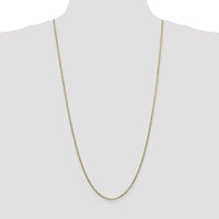 10K Yellow Gold 30" Figaro Chain Necklace - Polished Finish