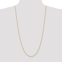 10K Yellow Gold 30" Rope Chain Necklace - 2mm Width