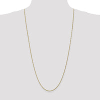 10K Yellow Gold 30" Singapore Chain with Polished Finish - 1.4mm Width
