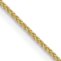 10K Yellow Gold 30" Spiga Chain Necklace - Polished Finish