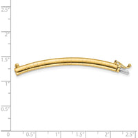 10K Yellow Gold 4mm Omega Extender for Necklace