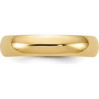 10K Yellow Gold 5mm Comfort Fit Polished Wedding Band