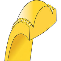 10K Yellow Gold 5mm Milgrain Comfort Fit Wedding Band - Size 9.5