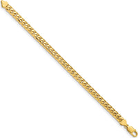 10K Yellow Gold 6.75mm Solid Miami Cuban Chain - 8.5"
