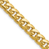 10K Yellow Gold 8.0mm Solid Miami Cuban Chain Necklace - 20"