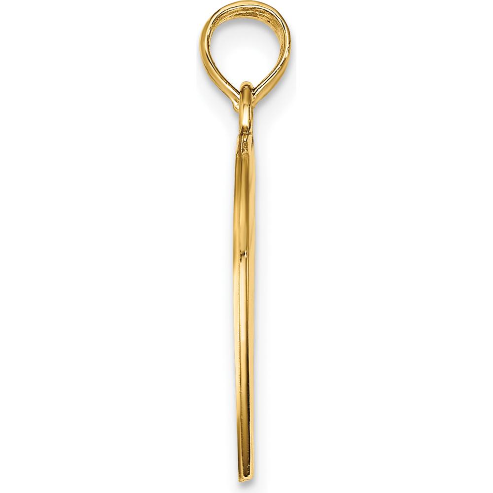 10K Yellow Gold Best Friends Break-A-Part Heart Pendant