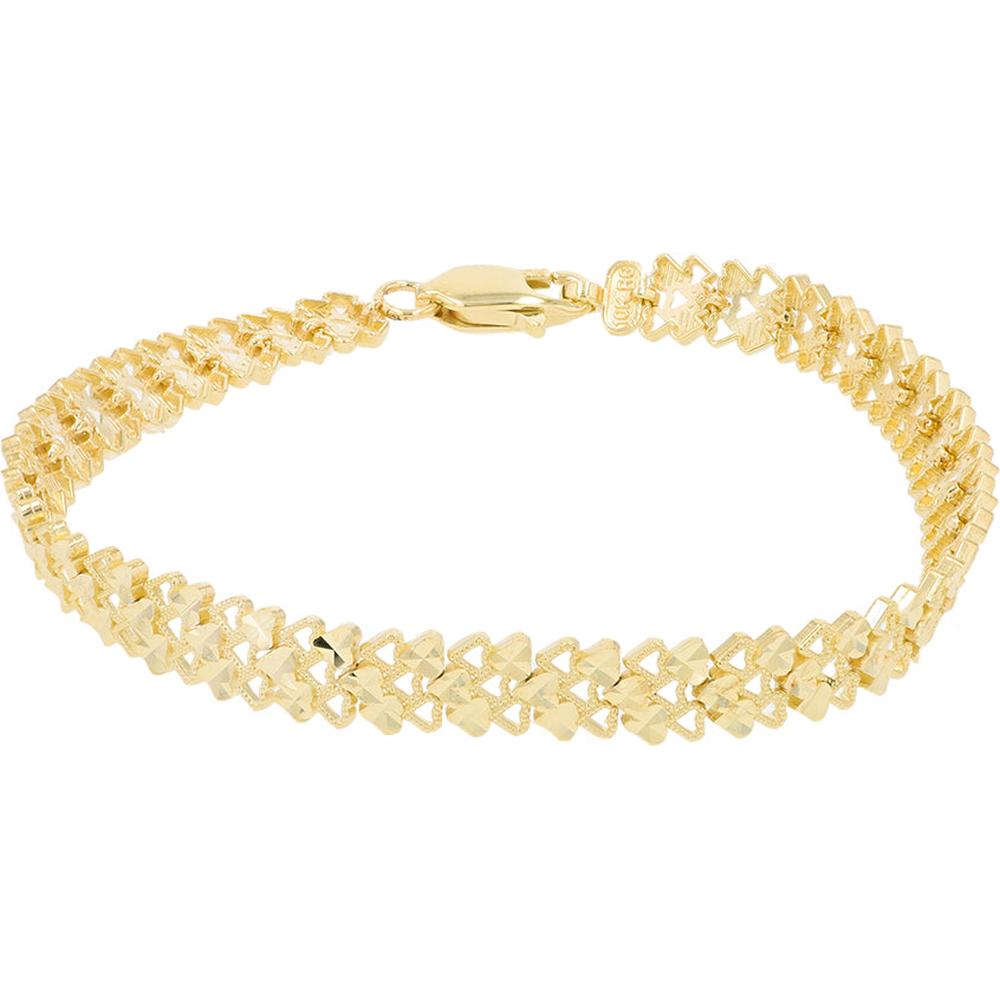 10K Yellow Gold Cable Link Bracelet - 8" 8.20g