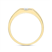 10K Yellow Gold Diamond Band Ring - 1/2 Carat Total Diamond Weight