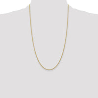 10K Yellow Gold Diamond-Cut 26" Rope Chain Necklace - 2mm Width