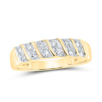 10K Yellow Gold Diamond Heart Ring - 1 Carat Total Diamond Weight