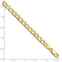 10K Yellow Gold Fancy Link Bracelet - 8", Polished Finish
