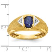 10K Yellow Gold Fancy Ring Mounting for Men's Custom Jewelry Design by IBGoodman