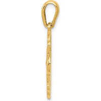 10K Yellow Gold Four-Way Medal Pendant - Polished Finish