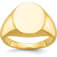 10K Yellow Gold Men's Polished Band Ring - Luxury and Elegance in Fine Gold by IBGoodman