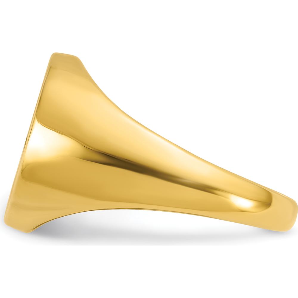 10K Yellow Gold Men's Polished Band Ring - Luxury and Elegance in Fine Gold by IBGoodman