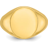 10K Yellow Gold Men's Polished Band Ring - Luxury and Elegance in Fine Gold by IBGoodman