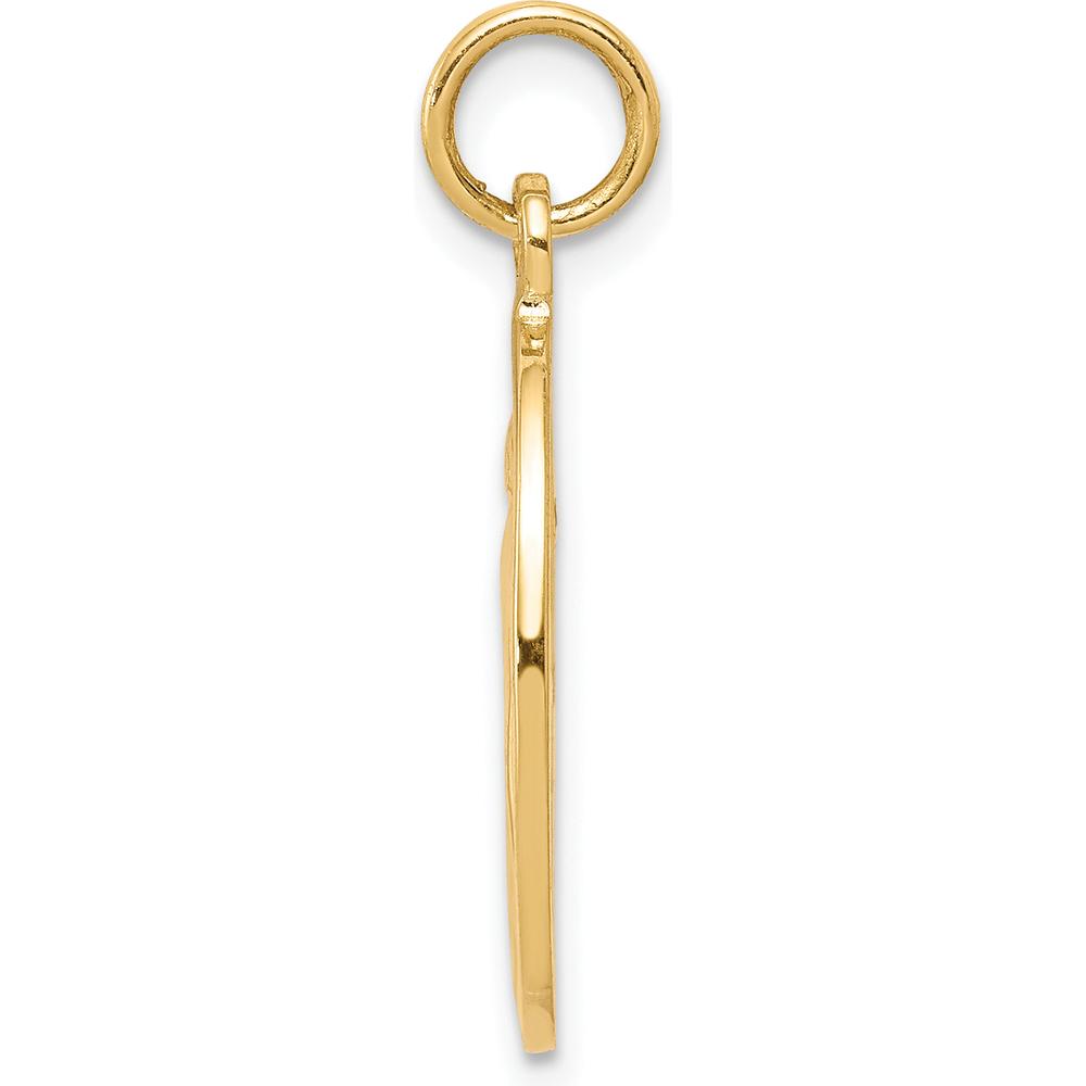 10K Yellow Gold Miraculous Medal Pendant - Faith & Spiritual Charm