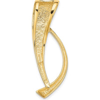 10K Yellow Gold Modern Slide Necklace - Minimalist Statement Design