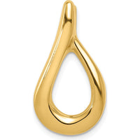 10K Yellow Gold Omega Slide Necklace for Pendant and Charms