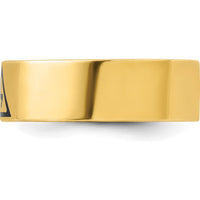 10K Yellow Gold Polished Masonic Ring with Black Enamel Symbol by IBGoodman