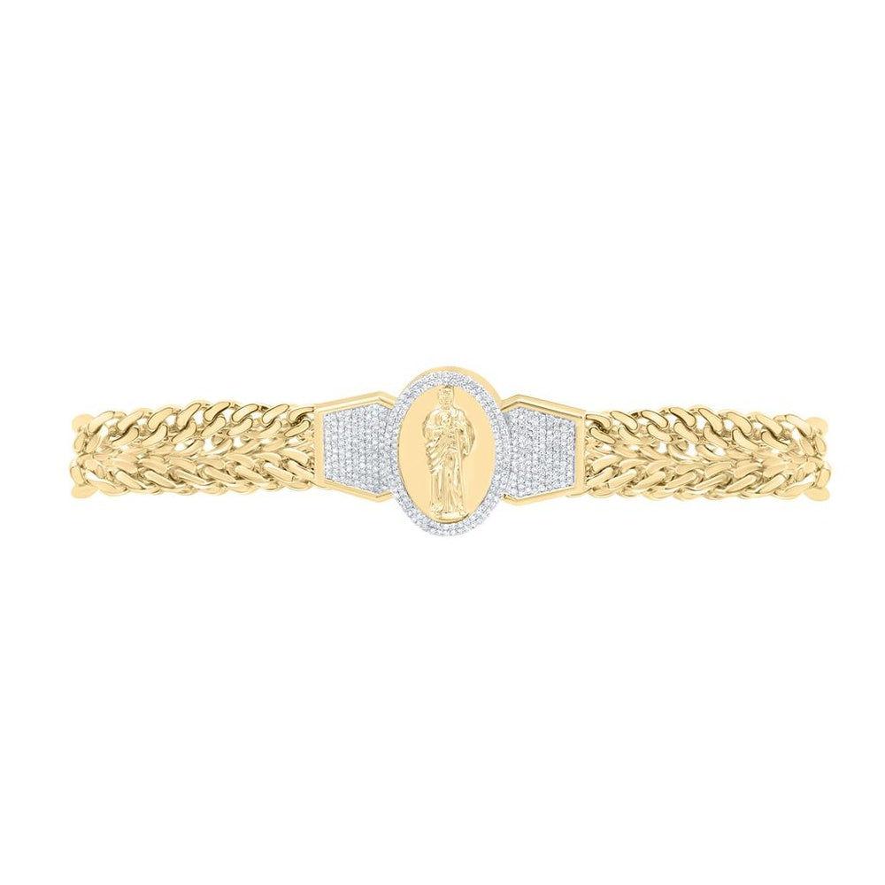 10K Yellow Gold Round Diamond Bracelet - 1 7/8 Carat Total Diamond Weight