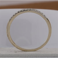 10K Yellow Gold Round Diamond Bridal Ring Set - 1/2 Carat Total Diamond Weight