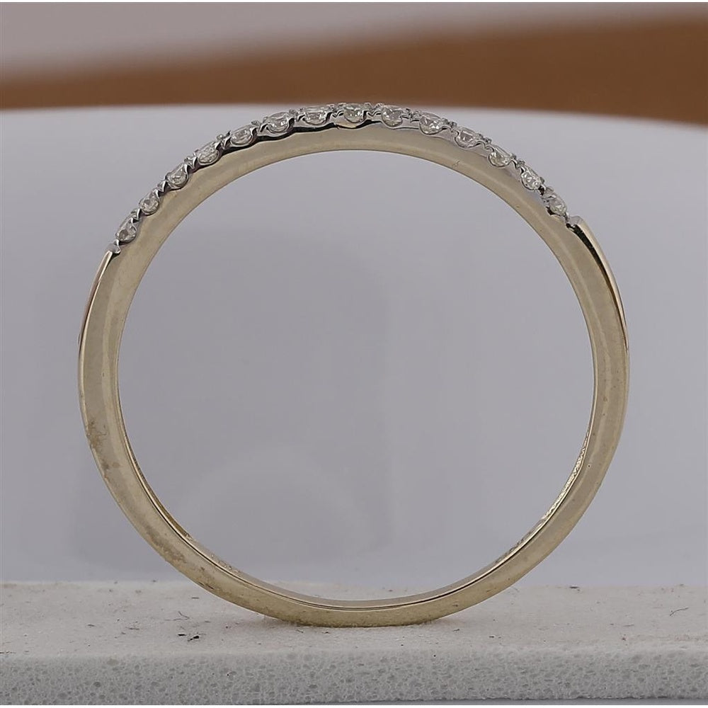 10K Yellow Gold Round Diamond Bridal Ring Set - 1/2 Carat Total Diamond Weight