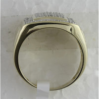 10K Yellow Gold Round Diamond Ring - 1/2 Carat Total Diamond Weight
