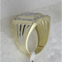 10K Yellow Gold Round Diamond Ring - 1/2 Carat Total Diamond Weight