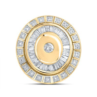 10K Yellow Gold Round Diamond Ring - 1 Carat Total Diamond Weight