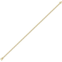 10K Yellow Gold Round Diamond Tennis Bracelet with Prong-Set Diamonds - 1.22 Carat Total Diamond Weight