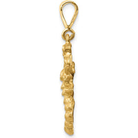 10K Yellow Gold Scorpio Zodiac Charm - 35mm Length, Polished Finish