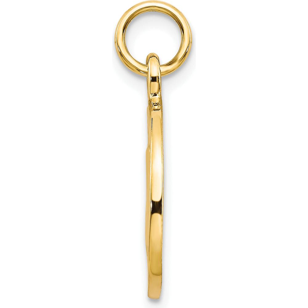 10K Yellow Gold St. Jude Thaddeus Pendant Medal - Polished Finish