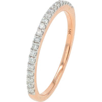 14K Rose Gold 1.50 Carat Lab Grown Diamond Bridal Set with Halo and Milgrain Detailing