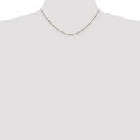 14K Rose Gold 16" 1.05mm Diamond-Cut Spiga Chain with Lobster Clasp by 0