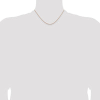 14K Rose Gold 16" Diamond-Cut Cable Chain Necklace with Lobster Clasp by 0