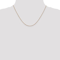 14K Rose Gold 18" Diamond-Cut Spiga Chain with Lobster Clasp by 0