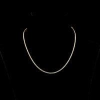 14K Rose Gold 192-Stone Round Brilliant Cut Lab Diamond Tennis Necklace - 4.79 Carat Total Weight, E-F Color VS1 Clarity - Covaloro Fine Jewelry