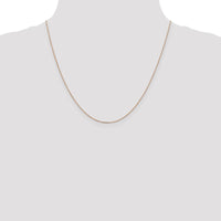 14K Rose Gold 20" Diamond-Cut Cable Chain Necklace with Lobster Clasp by 0