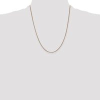14K Rose Gold 22" Box Link Chain with Lobster Clasp by 0