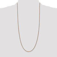 14K Rose Gold 30" 1.7mm Diamond-Cut Spiga Chain Necklace with Lobster Clasp by 0
