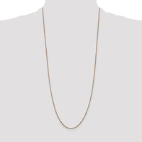14K Rose Gold 30" Box Link Chain with Lobster Clasp by 0