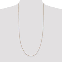 14K Rose Gold 30" Diamond-Cut Cable Chain with Lobster Clasp by 0