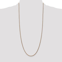 14K Rose Gold 30" Diamond-Cut Spiga Chain with Lobster Clasp by 0