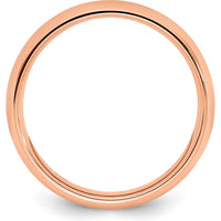14K Rose Gold 3mm Standard Comfort Fit Wedding Band for Women by 0