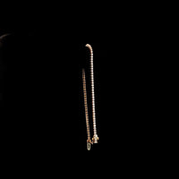 14K Rose Gold 7.0" Tennis Bracelet with 89 Prong-Set Round Lab Diamonds - 2.17 Carat Total Diamond Weight, E-F Color VS1 Clarity - Covaloro Fine Jewelry